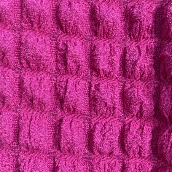 Fashion Nova Popcorn Pant Set Flare Medium Barbiecore - Picture 4 of 13